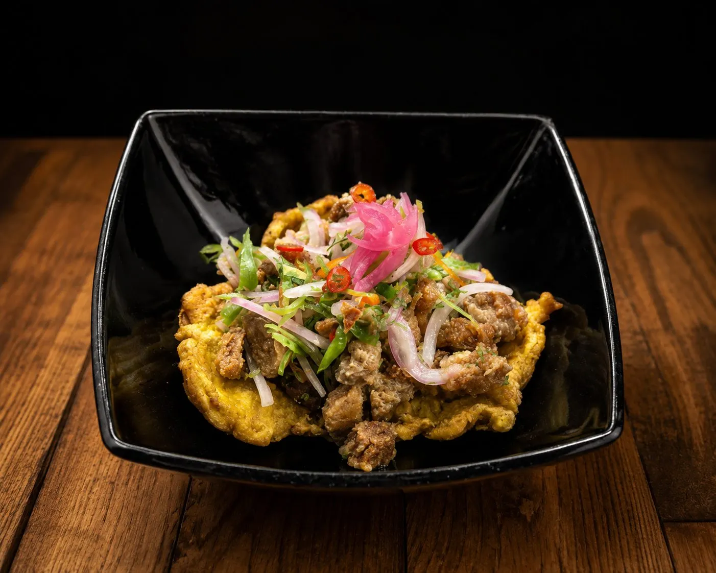 Ceviche de chicharrón de PISÁO