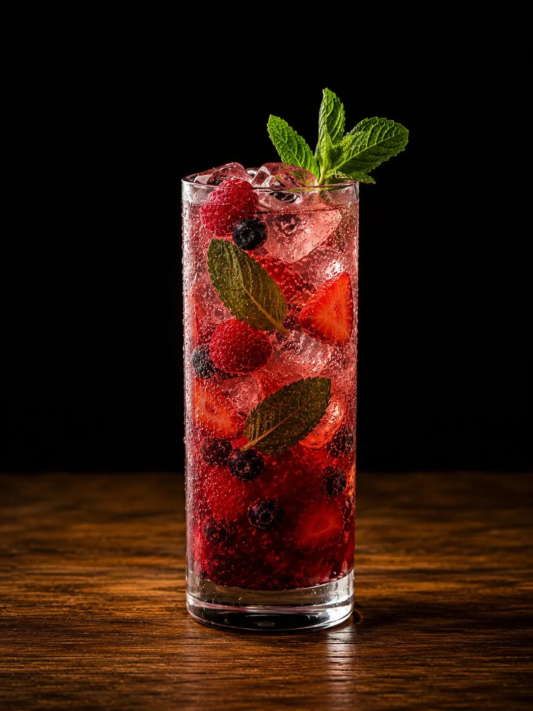 Soda Frutos Rojos de PISÁO Gastrobar